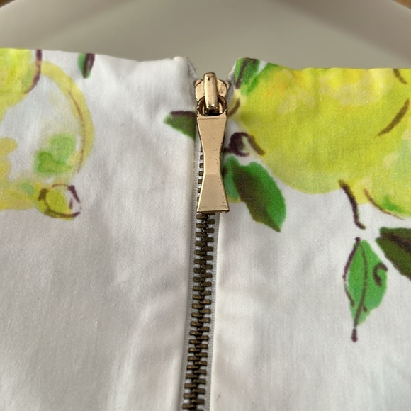 Kate Spade New York Thalia crisp cotton lemon peplum top U.S. 8 - Picture 6 of 7